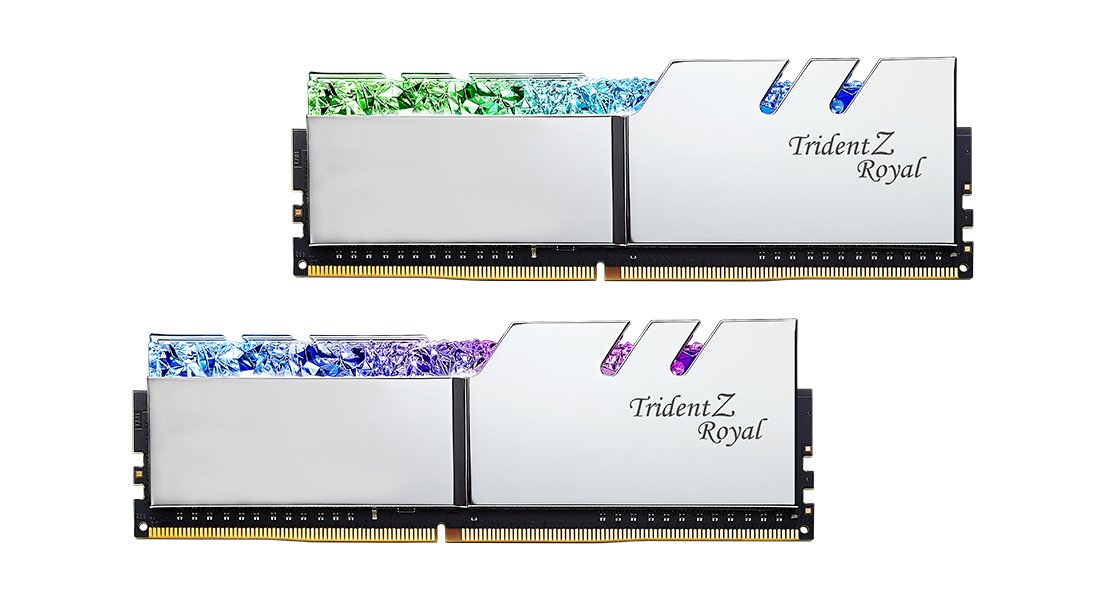 Memoria Ram G.Skill Trident Z Royal 16 Gb (2 X 8 Gb) Ddr4 4400 Mhz Cl16 F4-4400c19d-32gtrs