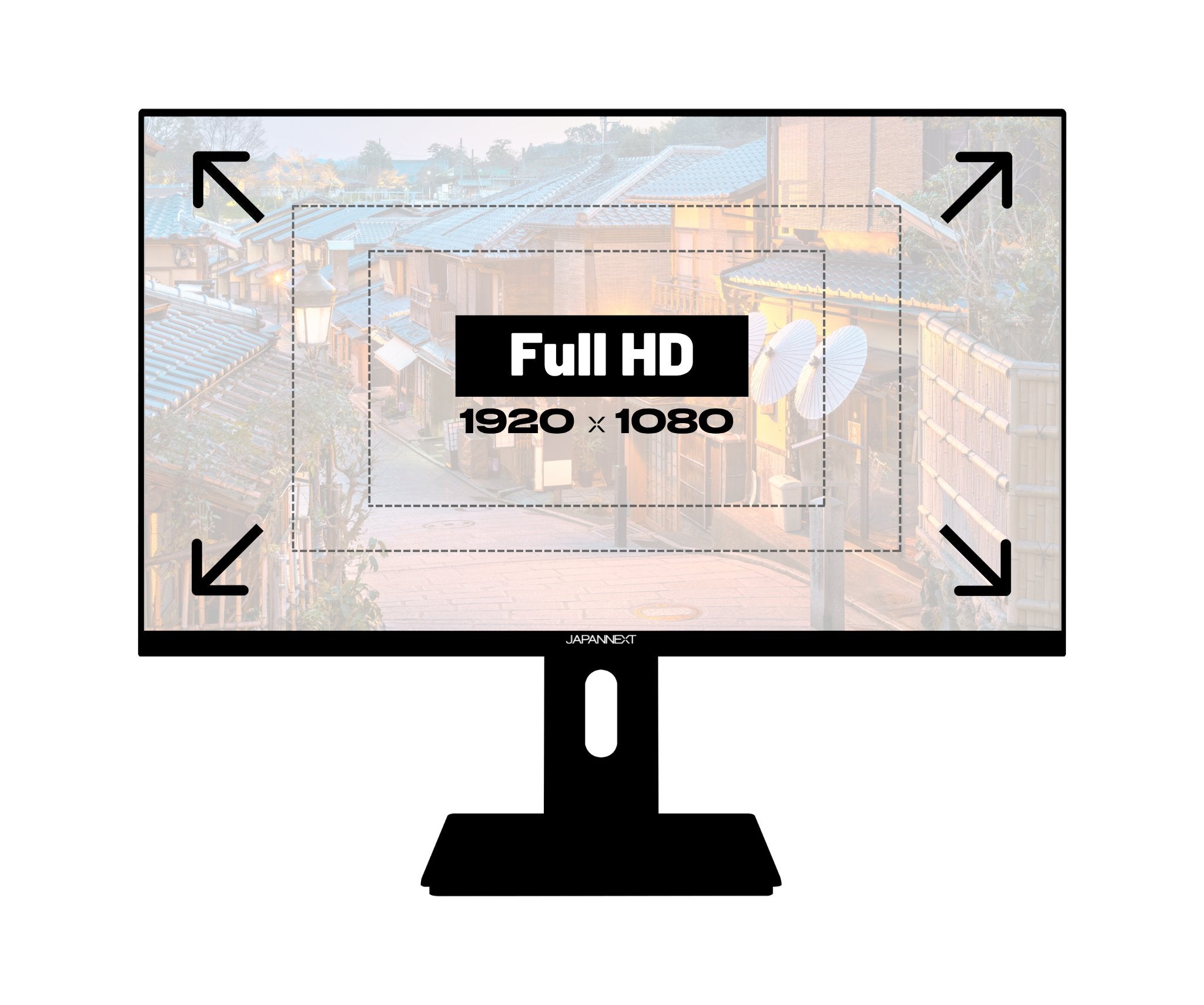 EAN 4589511163313 - JAPANNEXT JN-IPS238FHDR-C65W-HSP pantalla para PC 60,5 cm (23.8") 1920 x 1080 Pixeles Full HD LED Negro imagen 7