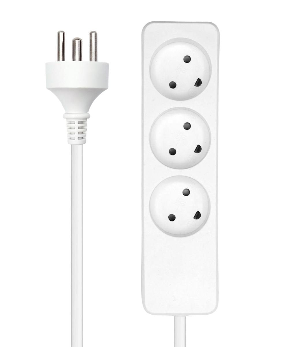 Microconnect Mc-Gru0350dk Base Múltiple 5 M 3 Salidas Ac Interior Blanco