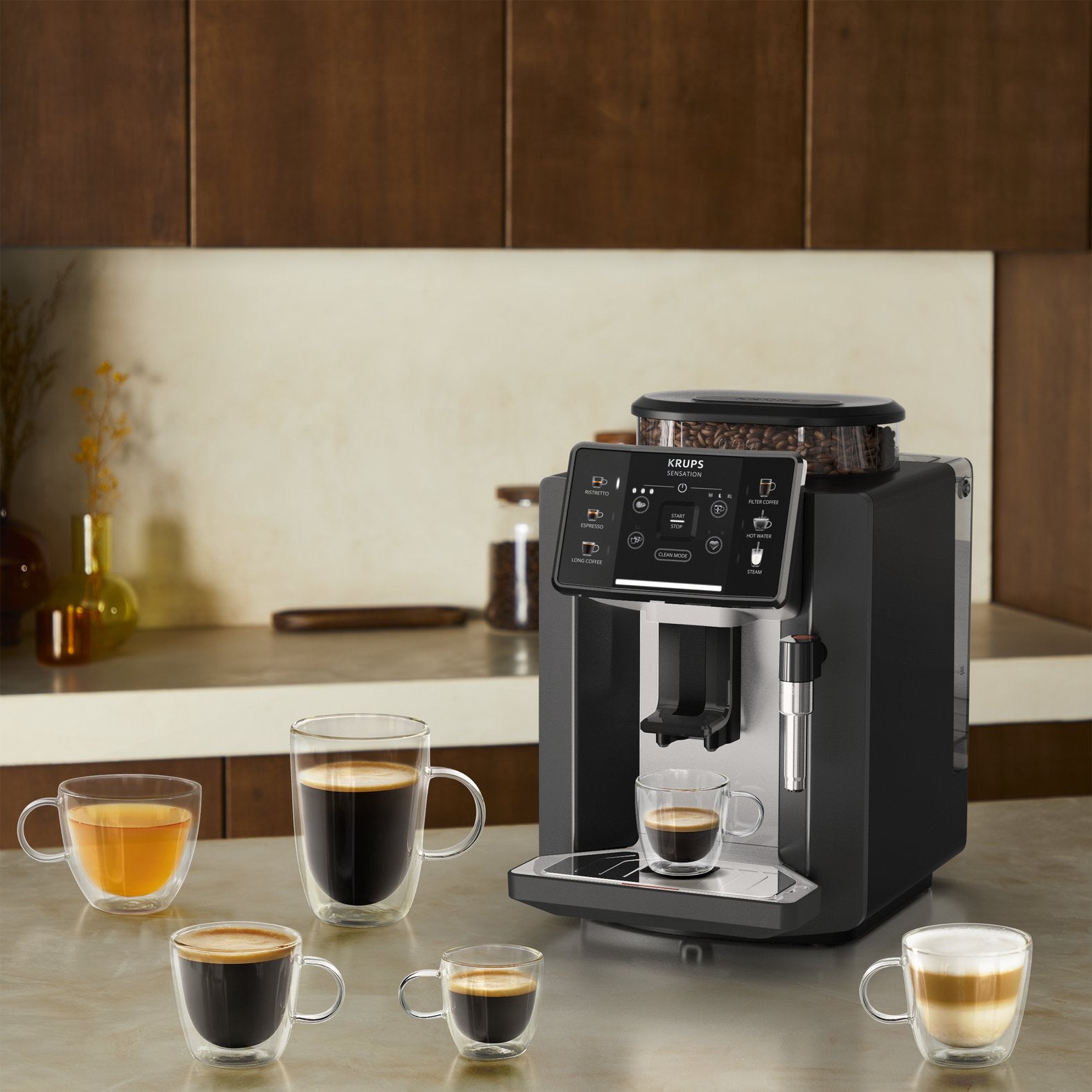 Cafetera Expreso Krups Sensation C10 1450w Negra