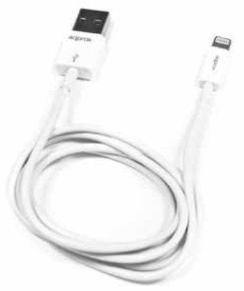 Approx Cable Usb 2.0 A Lightning 1m Blanco Appc03