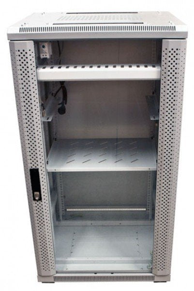 Allnet 19\"Schrank, 22he, B600/T 600mm, Glamür, Lichtgris, Snb-Serie,