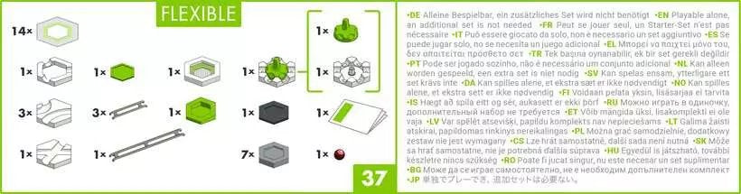 Ravensburger Gravitrax Se Vuelve Flexible, Tren 23705