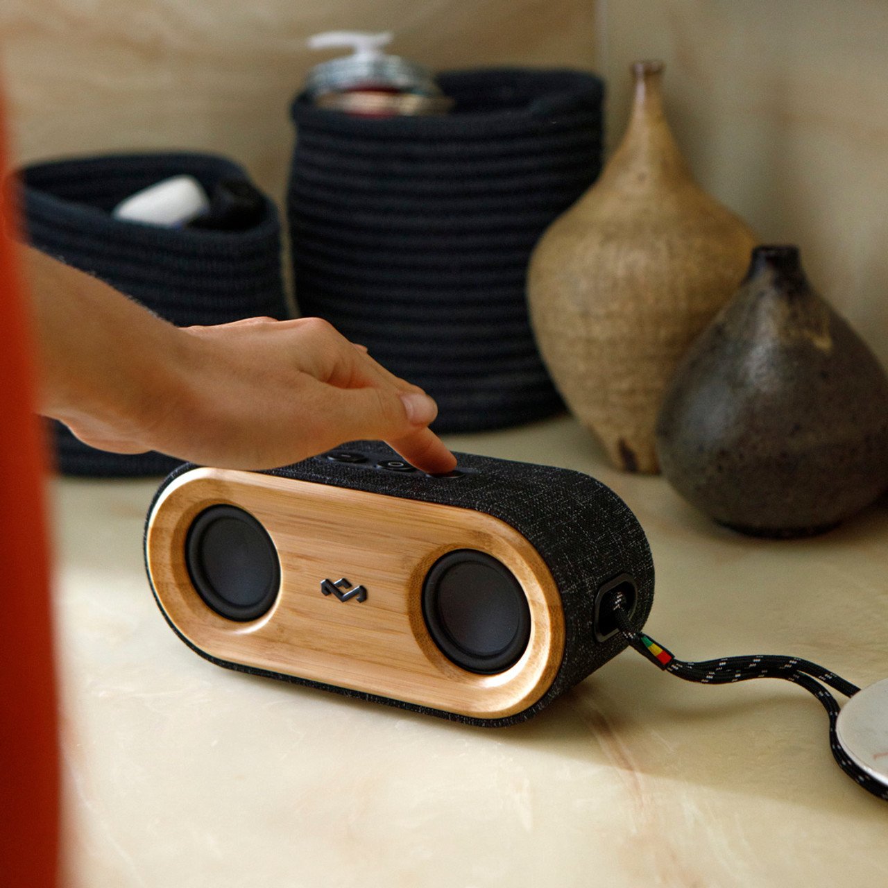 Marley Get Together Mini 2 Speaker, Bluetooth, Black