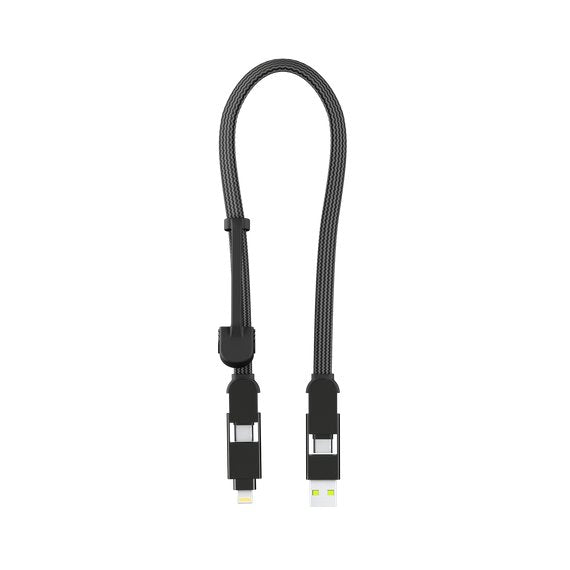 Rolling Square Incharge Xl Cable 30cm Black