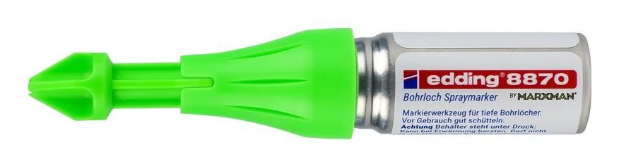 Edding 8870 - Bohrloch Spraymarker Verde Neón