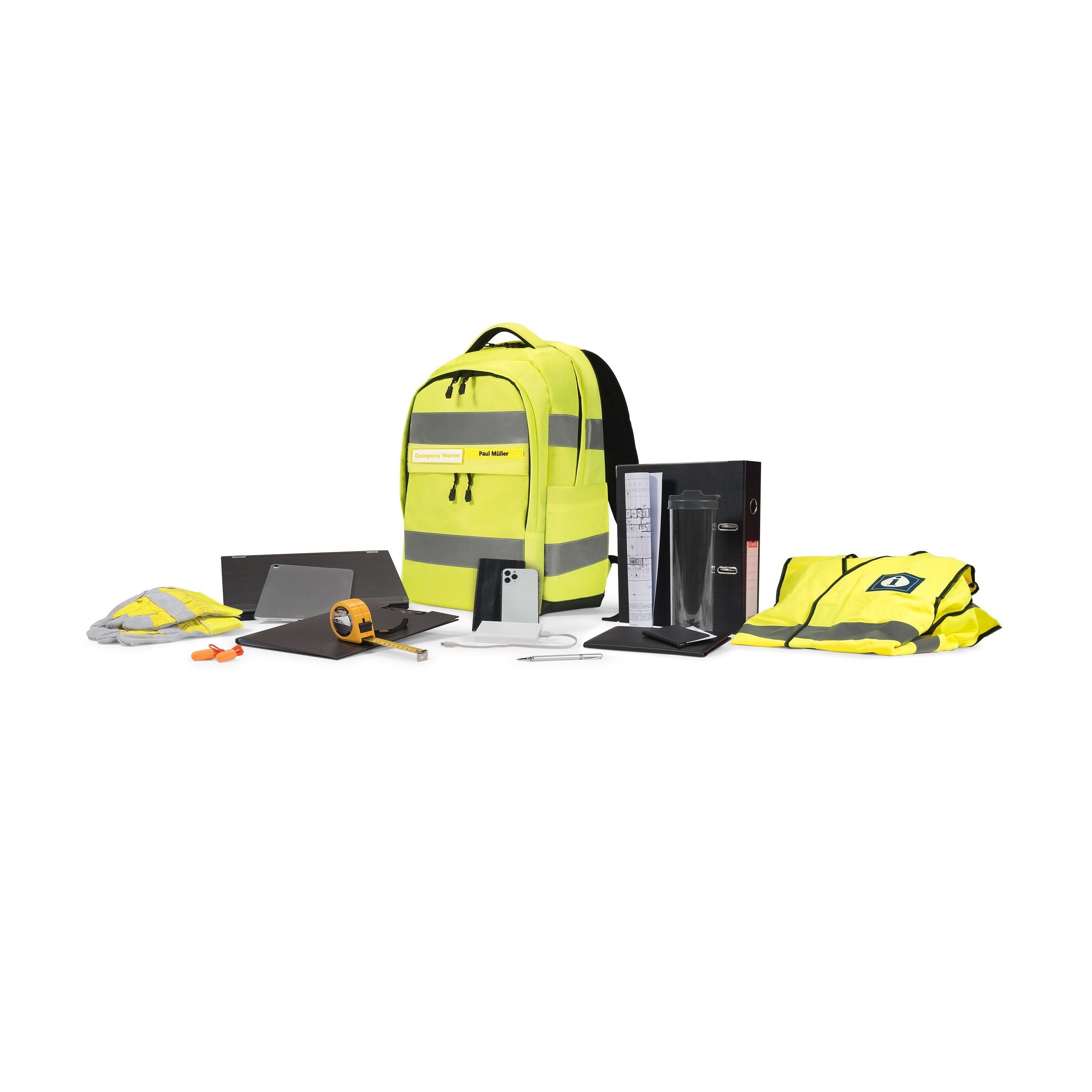 Dicota Backpack Hi-Vis 25 Litre Amarillo