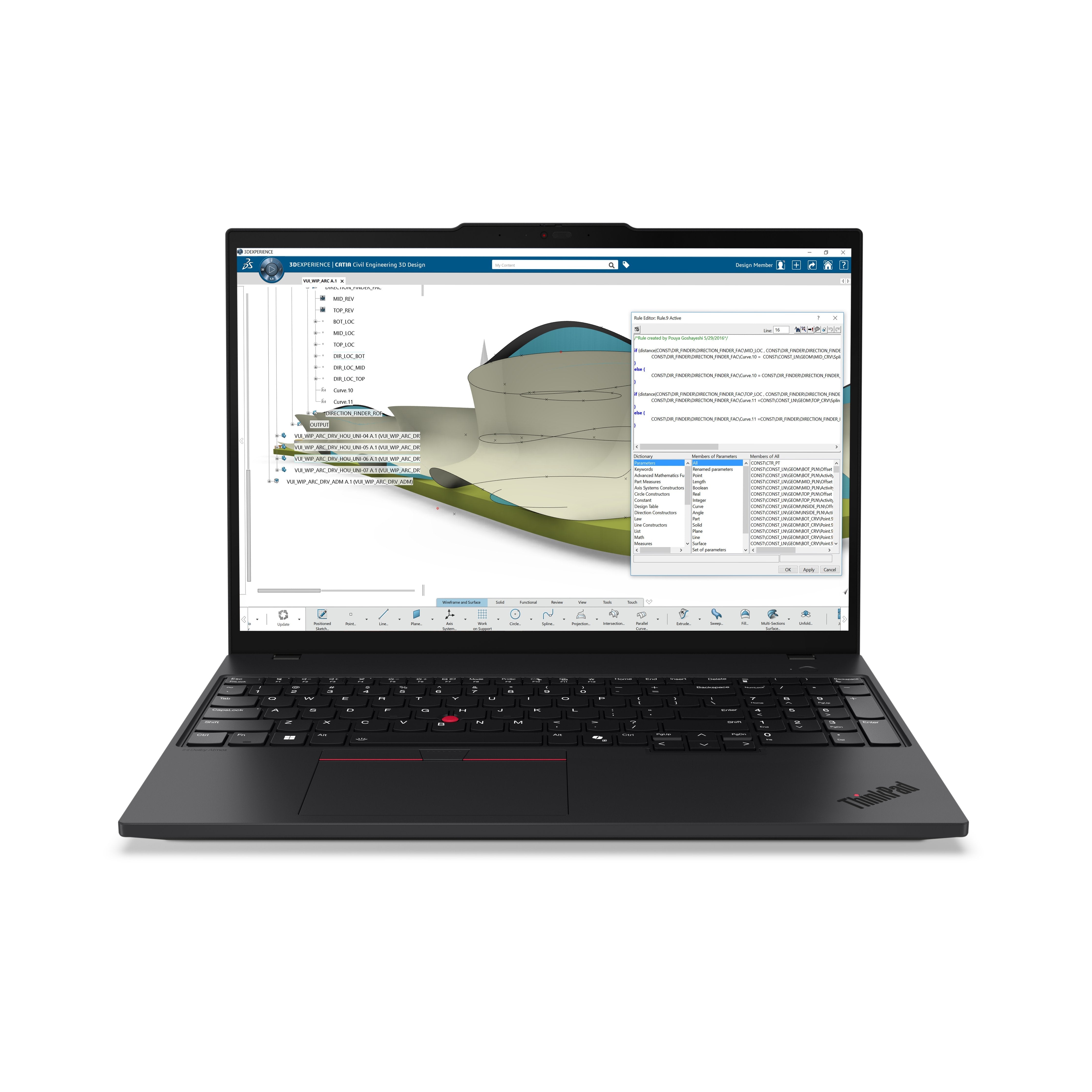 Lenovo Thinkpad P16s Amd G4 (21qr003tge), Portátil Negro, Amd Ryzen Ai 7 Pro 350, Amd Radeon 860m, 64 Gb Ddr5, 1 Tb (1 Tb Ssd), Windows 11 Pro 21qr003tge