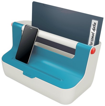 Leitz Caja De Almacenamiento Portátil Cosy C/Asa Abs Azul