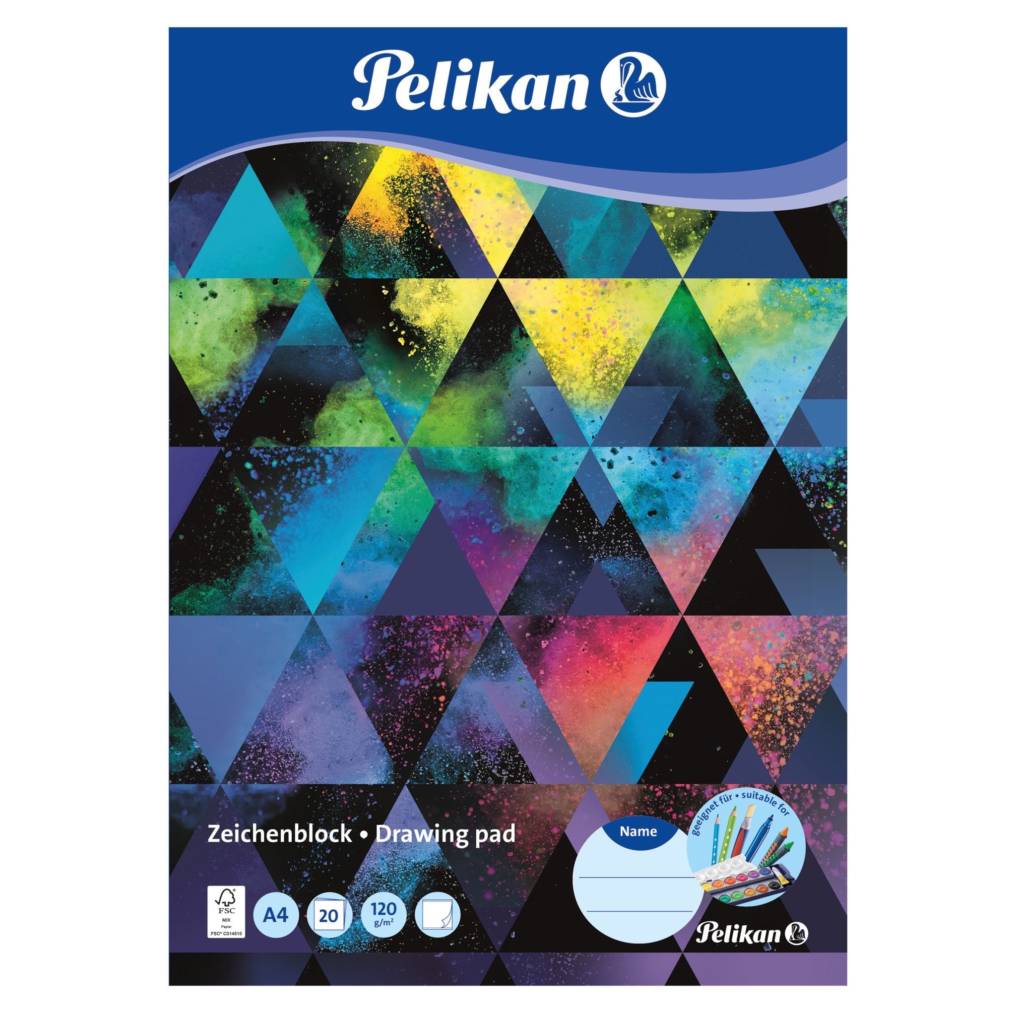 EAN 4012700236784 - Pelikan 236782 papel decorativo Bloc de hojas de papel para bellas artes 20 hojas imagen 3