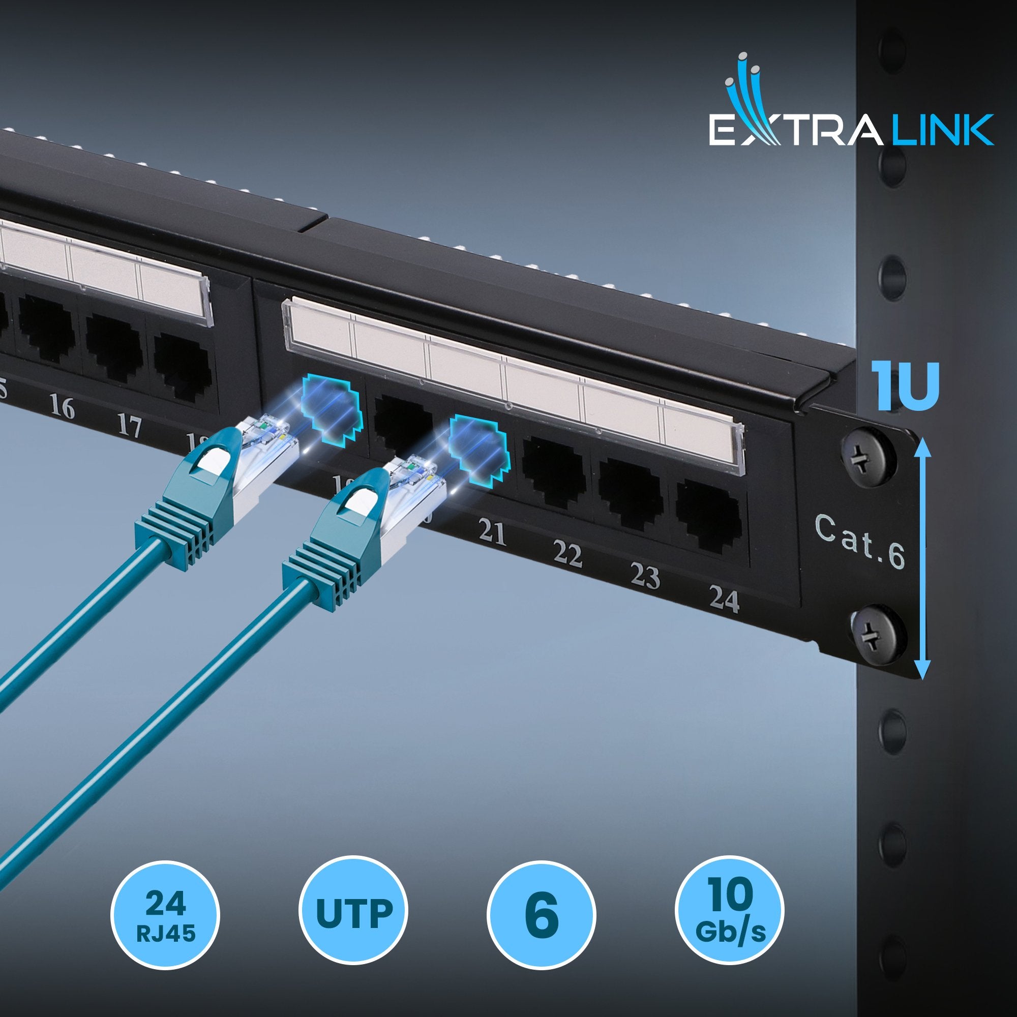 EAN 5902560369816 - Extralink EX.9816 panel de parcheo 1U imagen 5