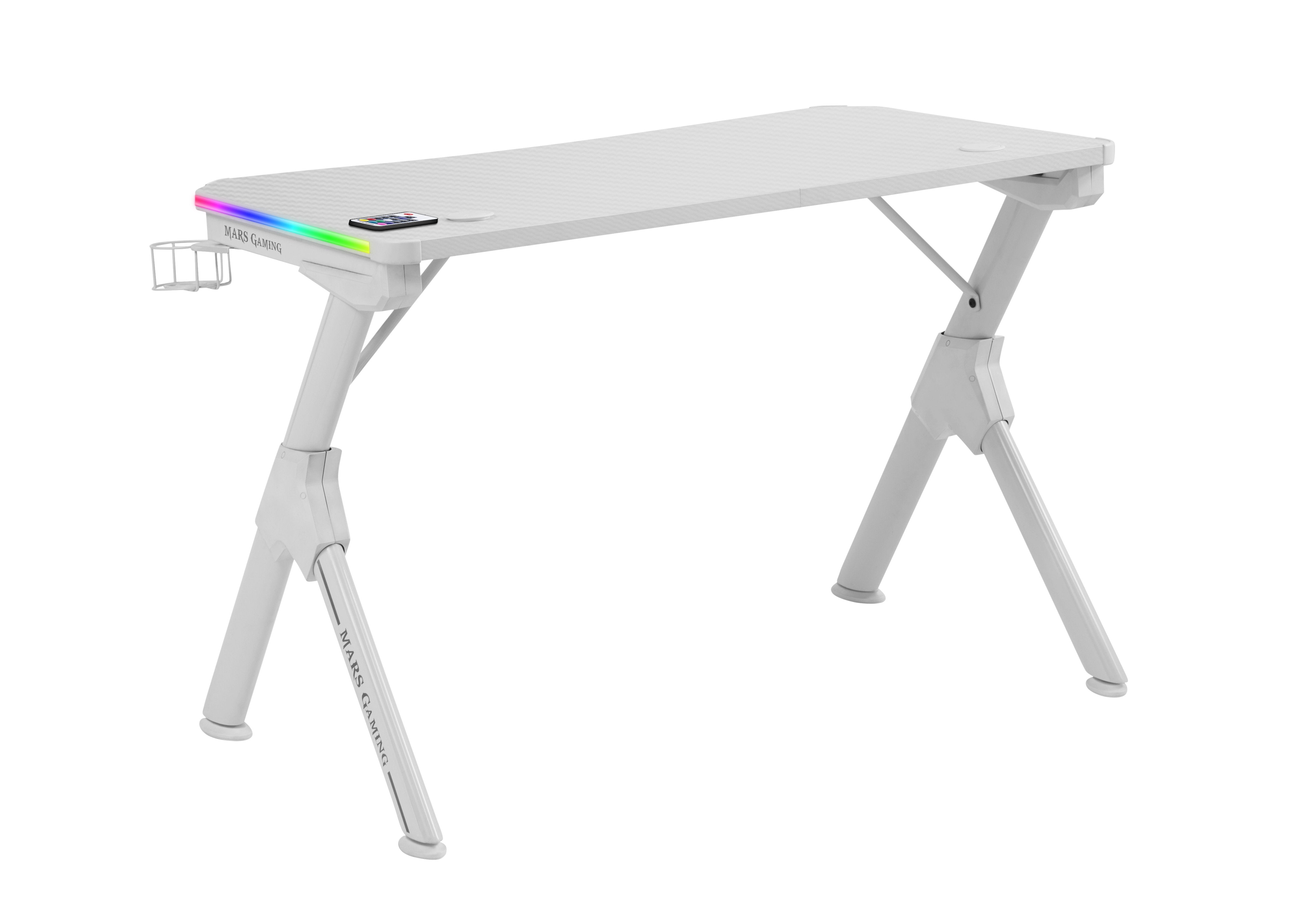 Mesa Gaming Mars Gaming Mgdrgb 110 X 60 X 75cm Blanca