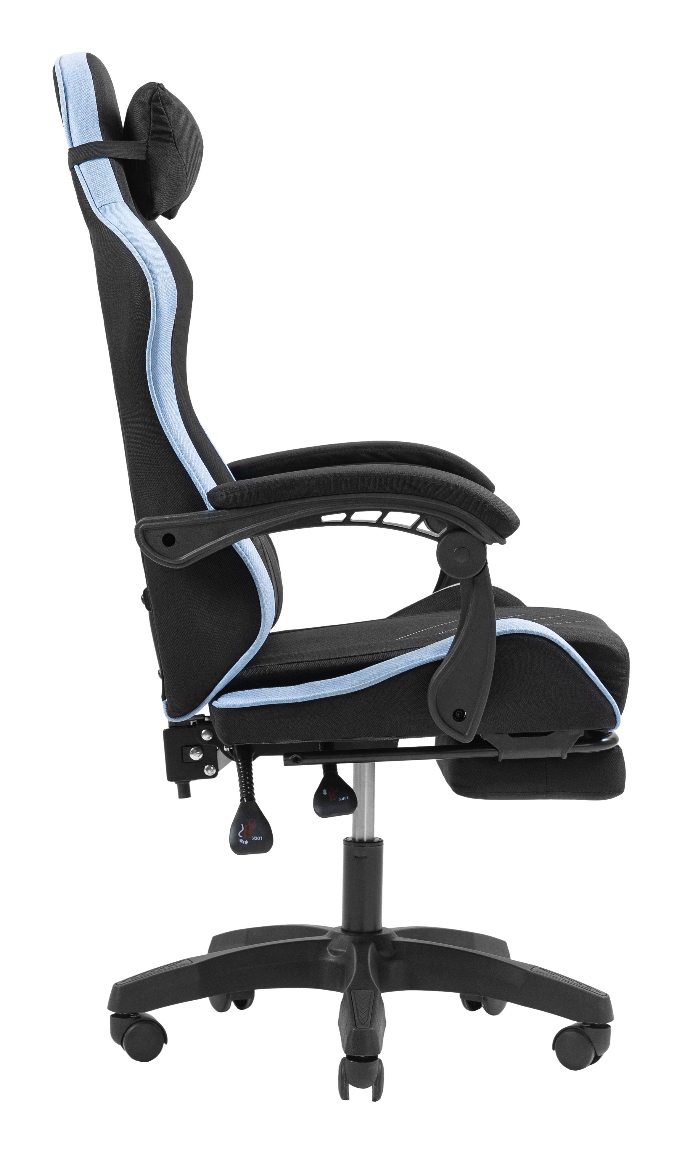Silla Mgc-X Pro Reposapies Azul Mars Gaming