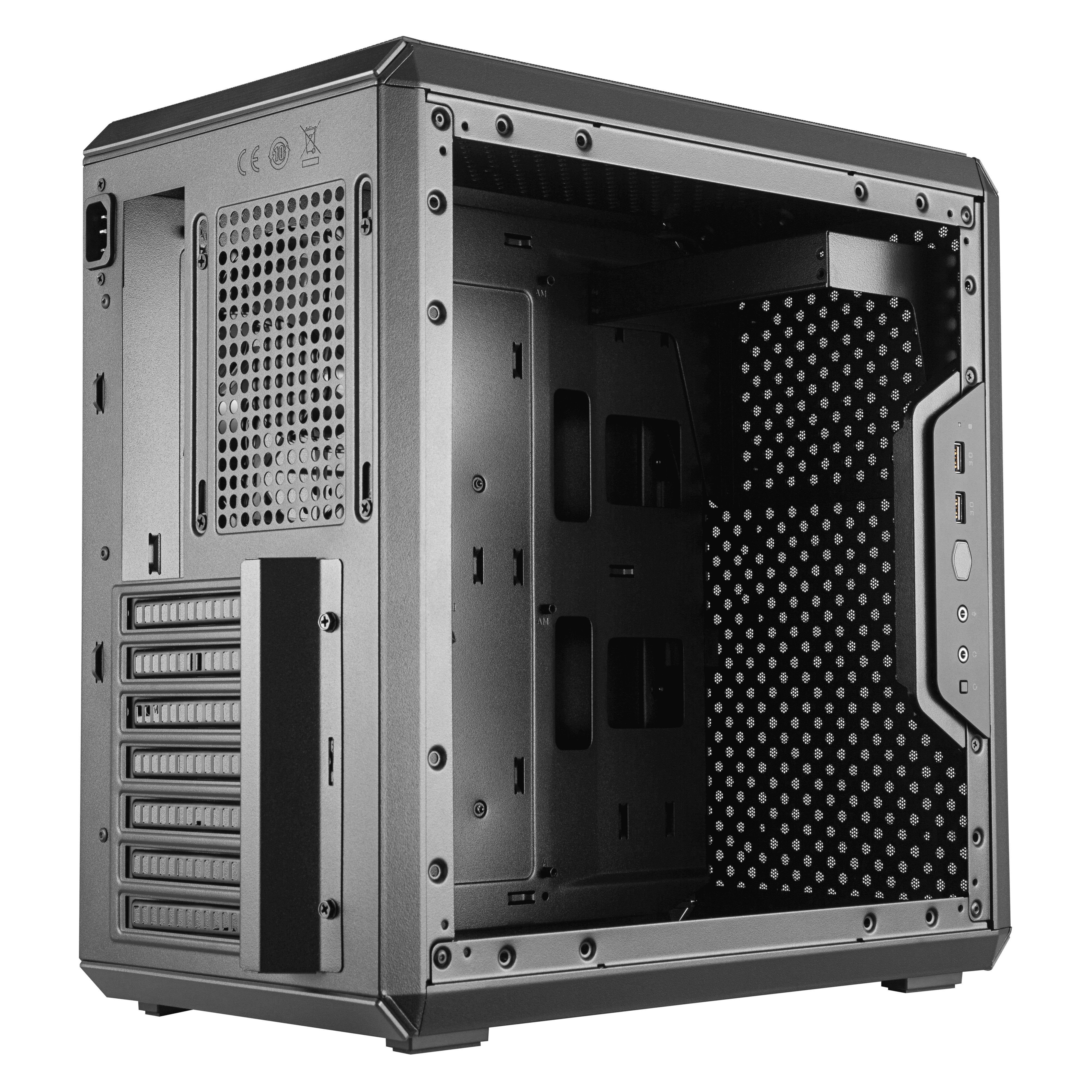 Caja Pc Cooler Master Masterbox Q500l (Black/Tempered Glas)