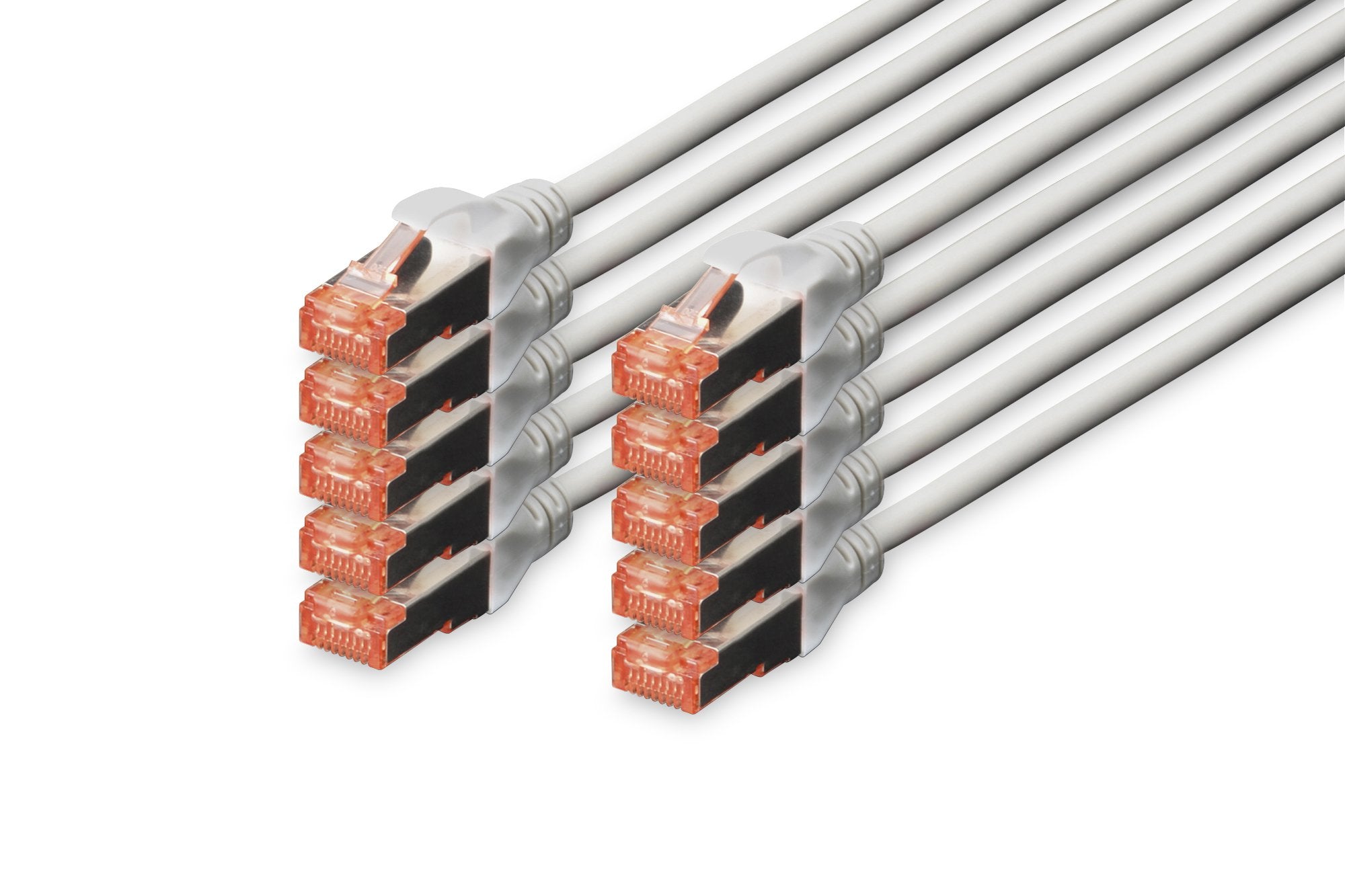 EAN 4016032441472 - Digitus DK-1644-050-10 cable de red Gris 5 m Cat6 S/FTP (S-STP) imagen 1