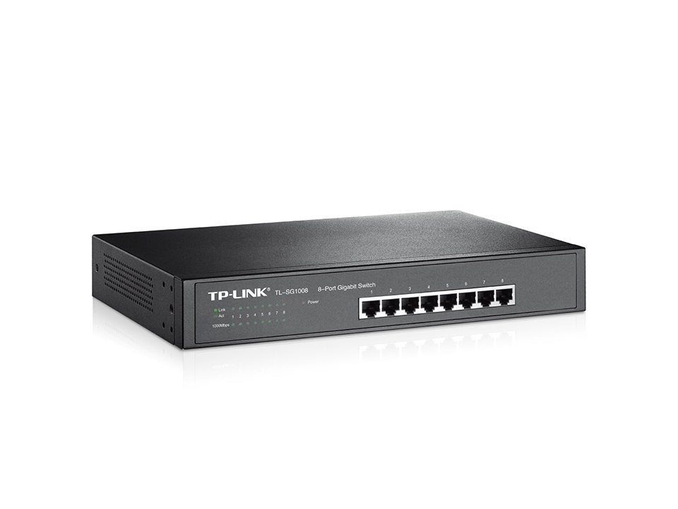 Tp-Link Tl-Sg1008 Switch Rack 8x10/100/1000mbps