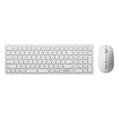 EAN 9350784103086 - ALOGIC ASKBT2MCWH-DE teclado Ratón incluido Hogar / Oficina Bluetooth QWERTY Alemán Blanco imagen 6