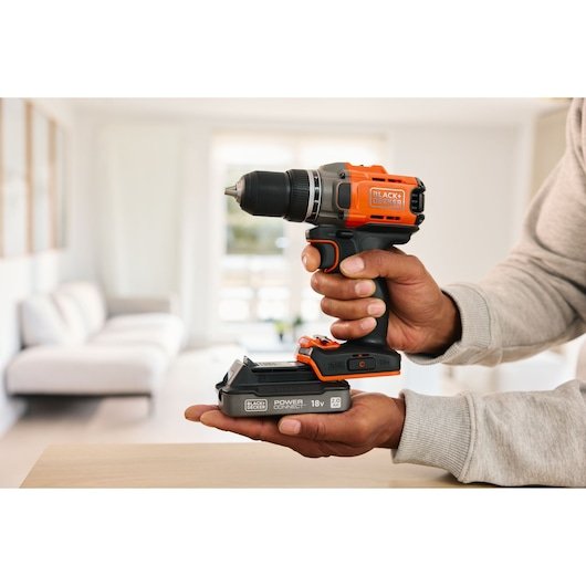 Taladro Black & Decker Bcd382d2xk-Qw  Naranja