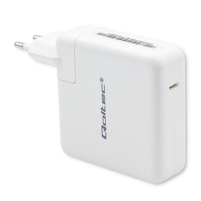 EAN 5901878517094 - Qoltec 51709 cargador de dispositivo móvil Universal Blanco Corriente alterna Carga rápida Interior imagen 1