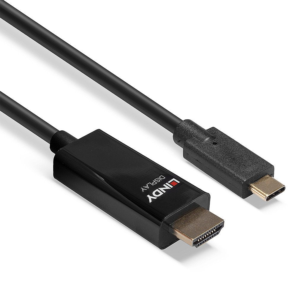 Lindy 43315 Adaptador De Cable De Vídeo 5 M Usb Tipo C Hdmi Tipo A [Estándar] Negro