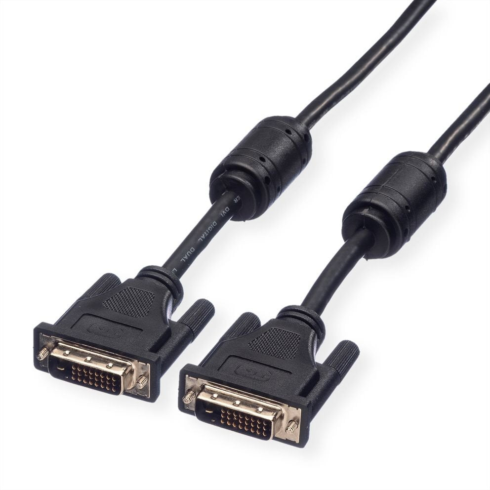 EAN 7611990118052 - ROLINE 11.04.5556 cable DVI 7,5 m DVI-D Negro imagen 1