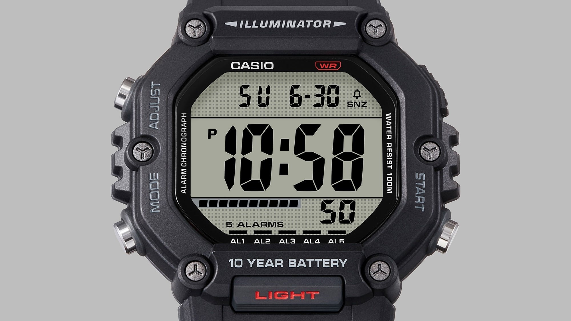 Casio Ae-1600h-1avef Timeless Collection Herrenuhr