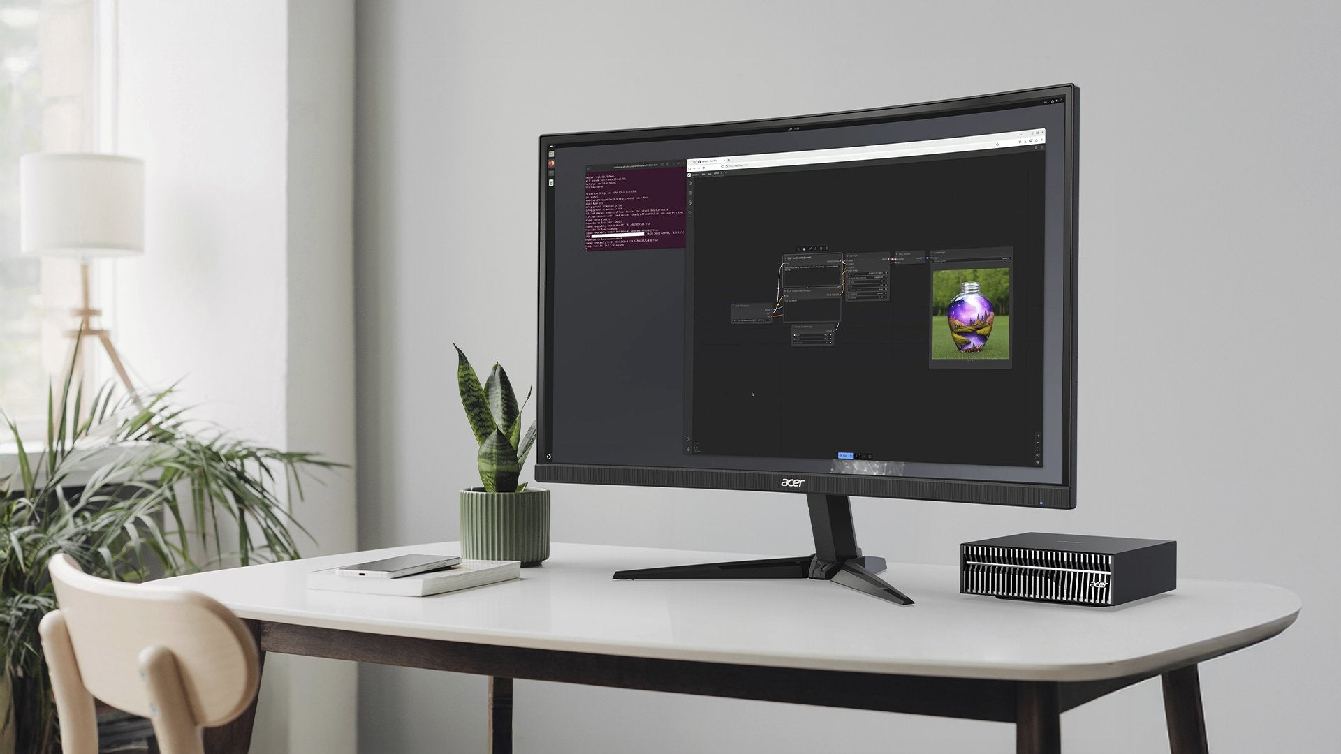 Acer Veriton Ai Gn100 Mt 1 X Gb10 Grace Blackwell Superchip Ram 128 Gb Ssd 4.096 Tb Sed Nvme Nvidia Blackwell Ieee 802.11ax (Wi-Fi 6) Ieee 802.11be (Wi-Fi 7) Nvidia Dgx Base Os Monitor: Ninguno