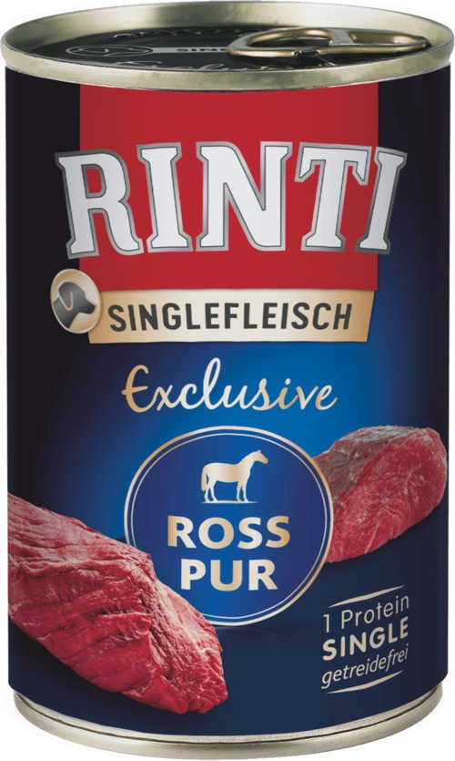 EAN 4000158940445 - RINTI Singlefleisch Exclusive Cabello Adulto 400 g imagen 1