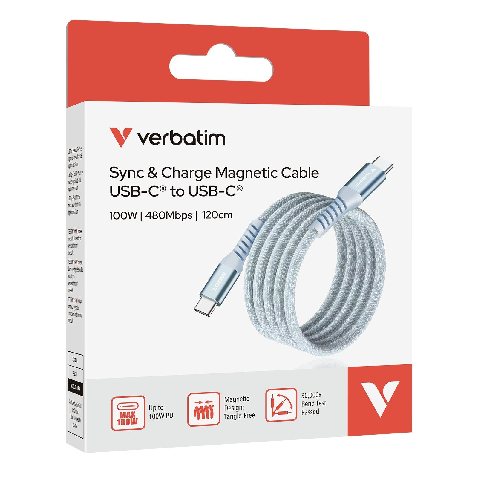 EAN 0023942318569 - Verbatim 31856 cable USB USB 2.0 1,2 m USB C Azul imagen 7