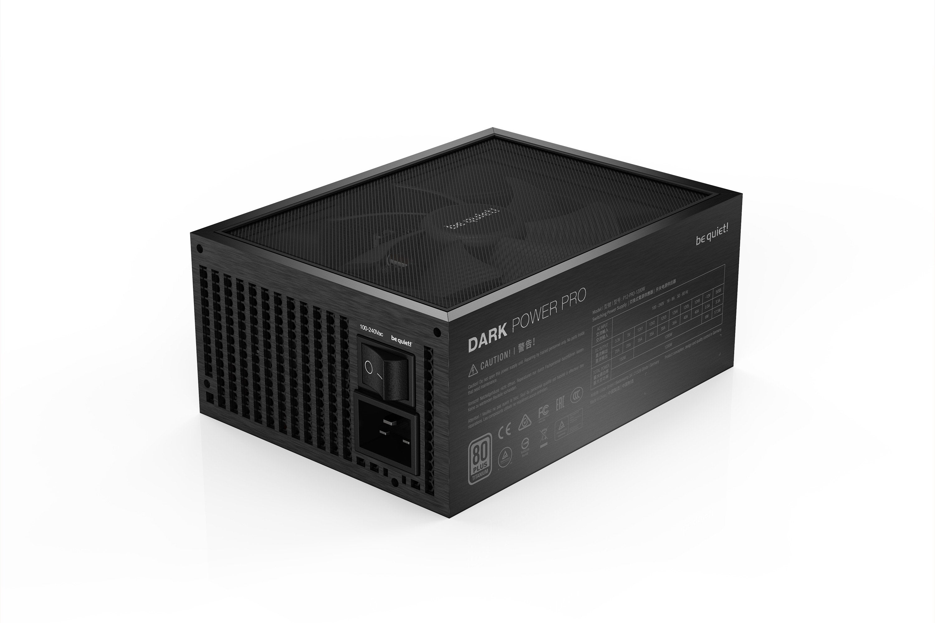 Fuente De Alimentacion Be Quiet!  Dark Power Pro 12 1200w 80plus Titanium