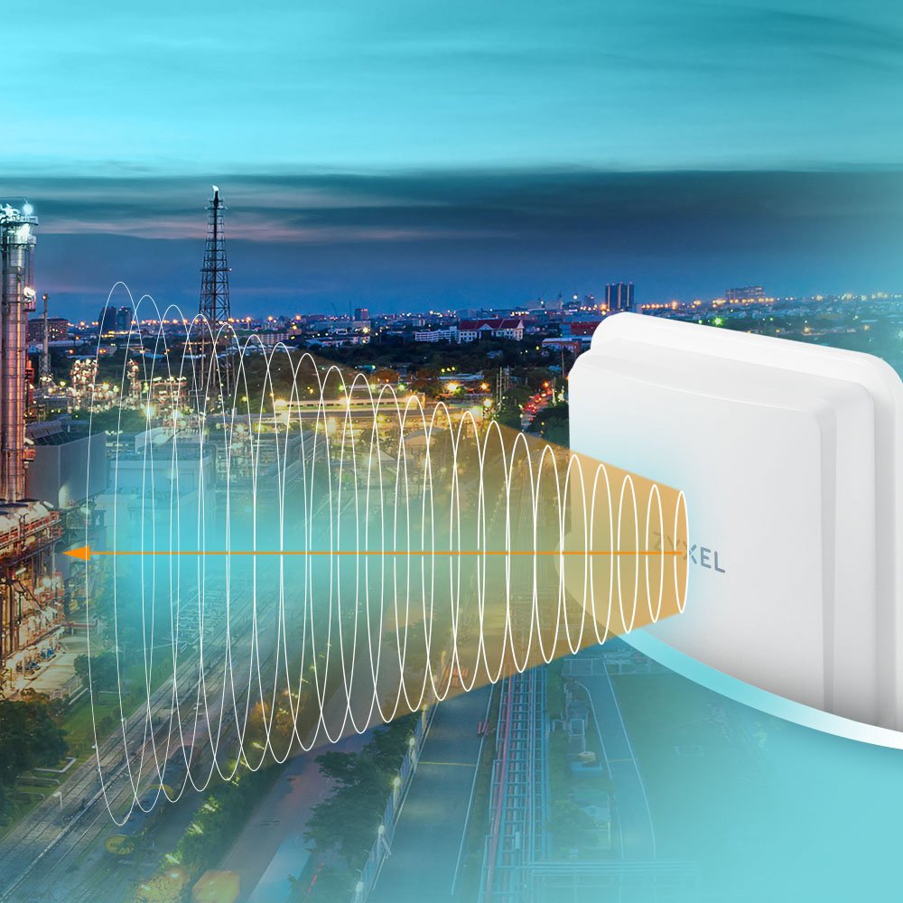 Router  Zyxel Nr7101 - Nebulaflex 5g/Lte Outdoor , Cat20 Dl Fino A 5gbps. Sim Card Slot. 1 Porta Lan Gigabit. Antenne Inte