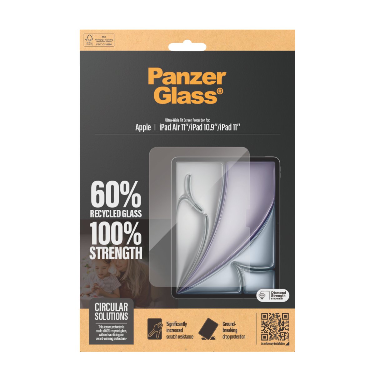 EAN 5711724028335 - PanzerGlass ® Screen Protector iPad Air 11'' (2024-2025) | iPad 11'' (2024-2025) | iPad 10.9'' (2022) | U imagen 3