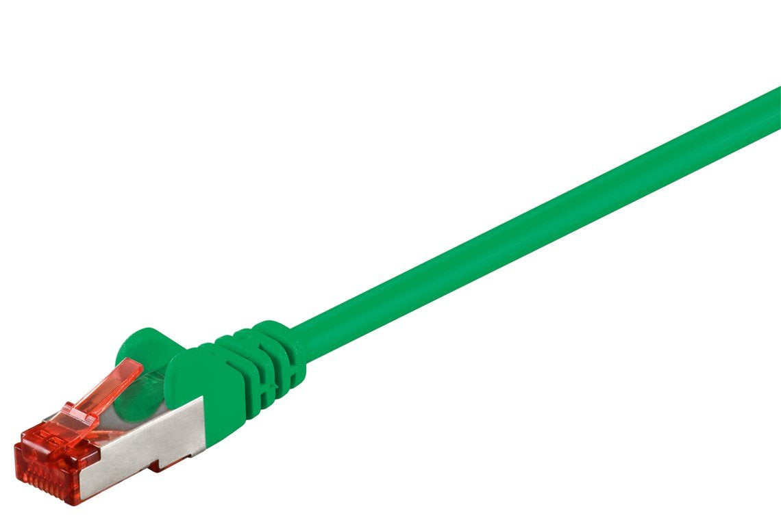 Cable Cat6 S/Ftp 1m Green Rj45/Rj45