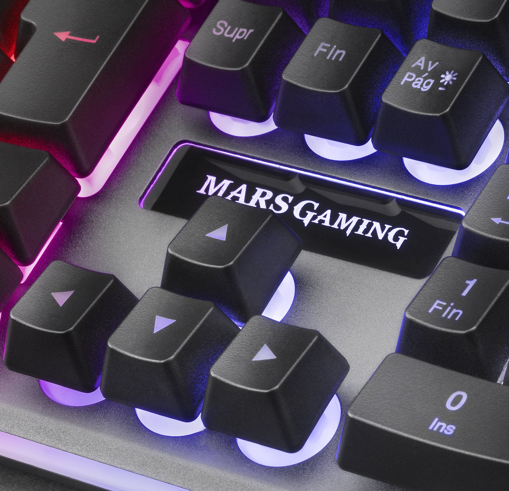 EAN 4710562758924 - Mars Gaming MK220FR teclado Juego USB Negro, Gris imagen 6