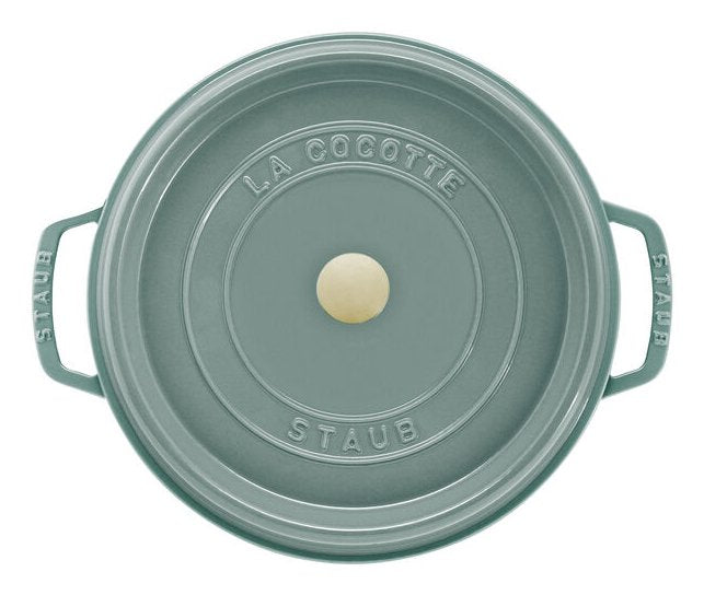 Staub La Cocotte 24cm Round, Eukalyptus, Cast Iron