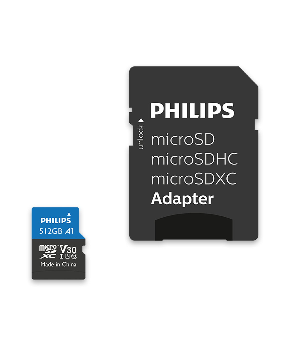 Philips Tarjeta Microsd 512gb Clase 10 + Adaptador