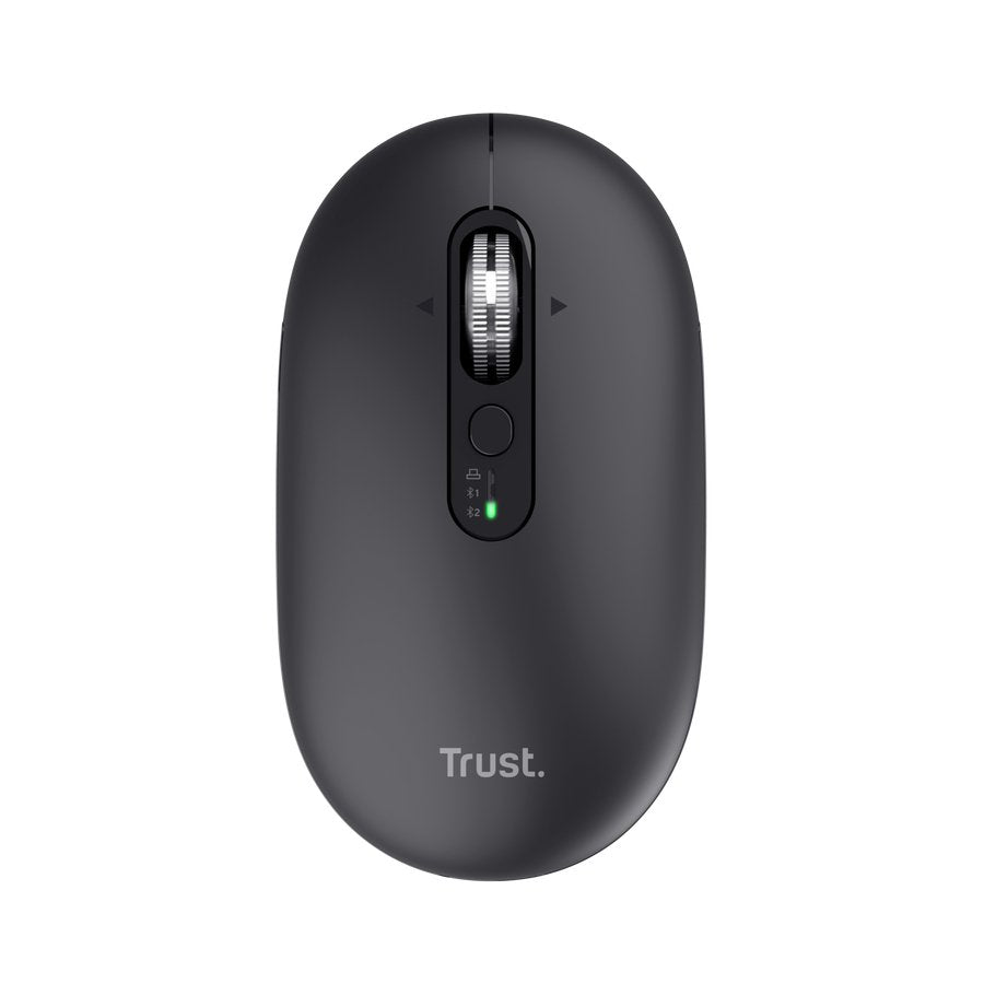 Raton Optico Wireless Fino Seron Negro Trust Hasta 3200dpi / Inalámbrico