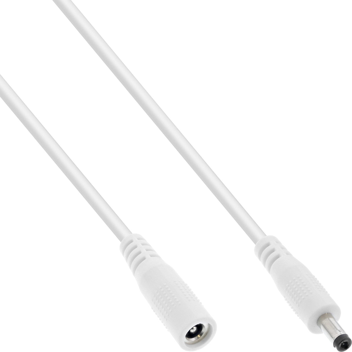 Cable De Extensión De Cc Inline, Enchufe De Cc Macho/Hembra 4,0x1,7 Mm, Blanco, 3 M