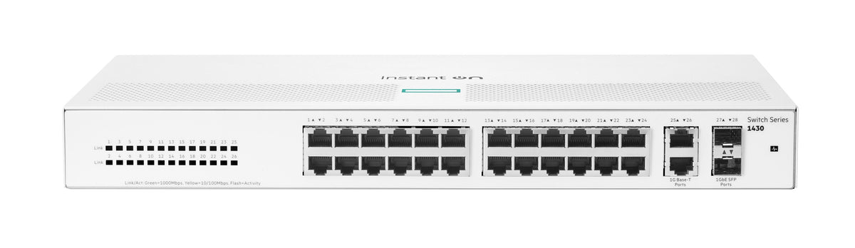 EAN 0190017537979 - HPE Aruba Networking Networking Instant On Switch 26p Gigabit 2p SFP 1430 imagen 1