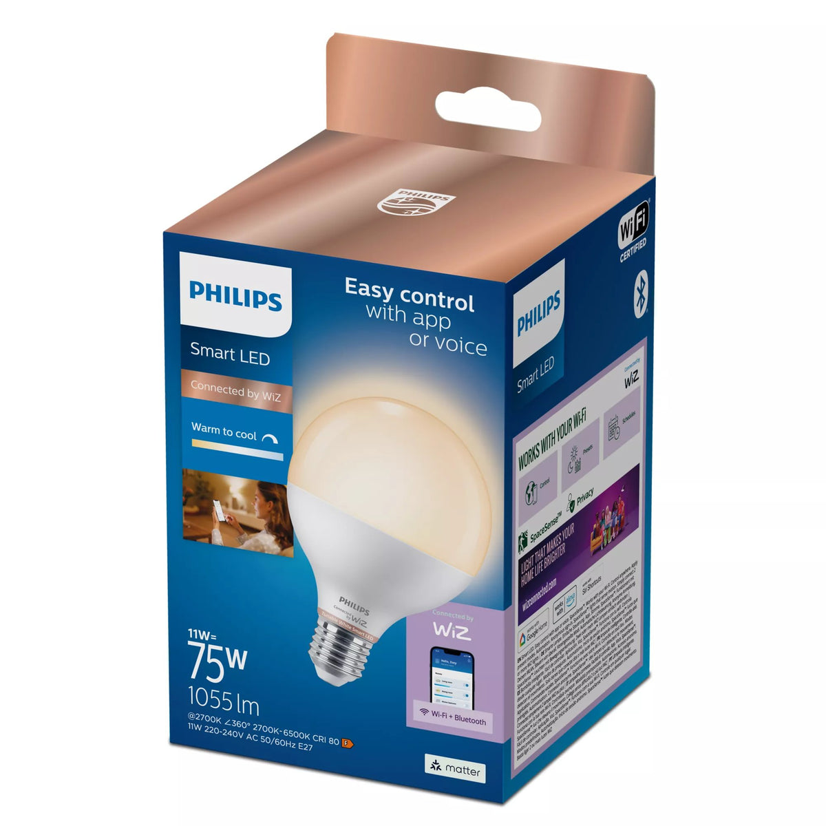 EAN 8720169303058 - Philips 8720169303058 iluminación inteligente Wi-Fi/Bluetooth 11 W imagen 2