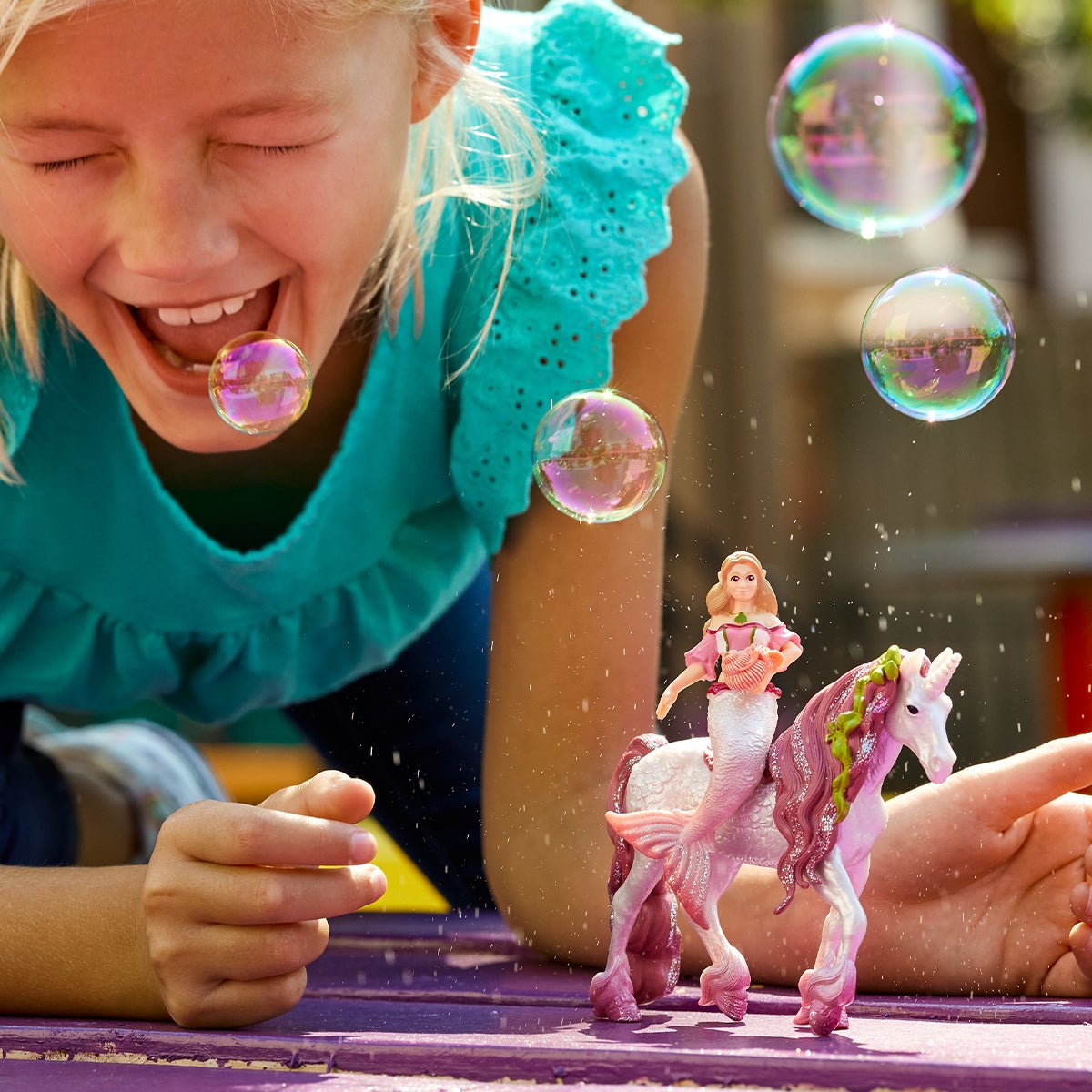 Schleich Bayala Meerjungfrau-Feya Auf Einhorn