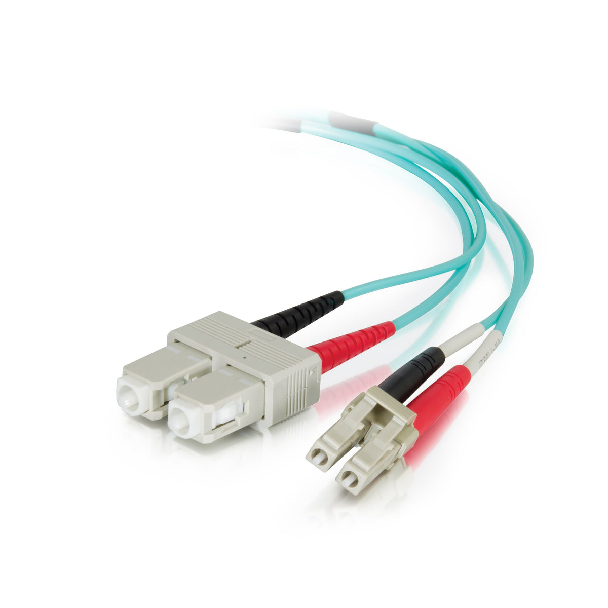 EAN 0757120855491 - C2G 85549 Cable de fibra óptica e InfiniBand 1 m LC OFNR Color aguamarina imagen 1
