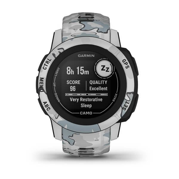 Smartwatch Garmin Instinct 2s Camo Edition Z Czujnikiem TäTna Hrm Elevate (Mglisty Moro / Mglisty Pasek)