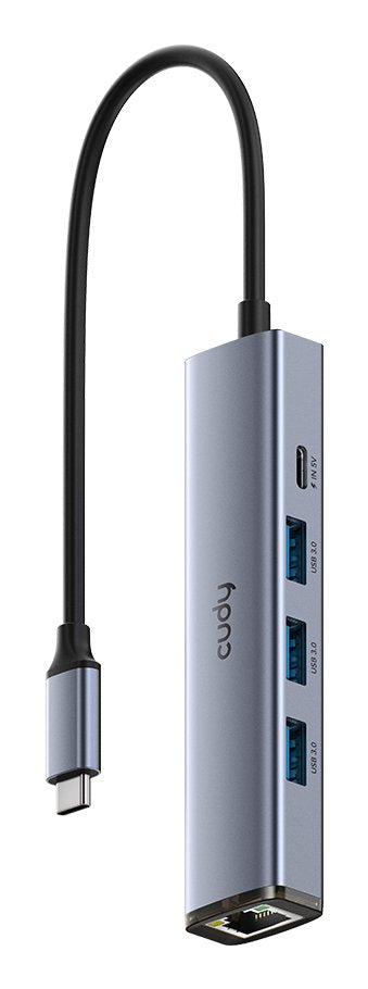 EAN 6971690794408 - Cudy UH605 base para portátil y replicador de puertos Alámbrico USB 3.2 Gen 1 (3.1 Gen 1) Type-C Gris, Pl imagen 1