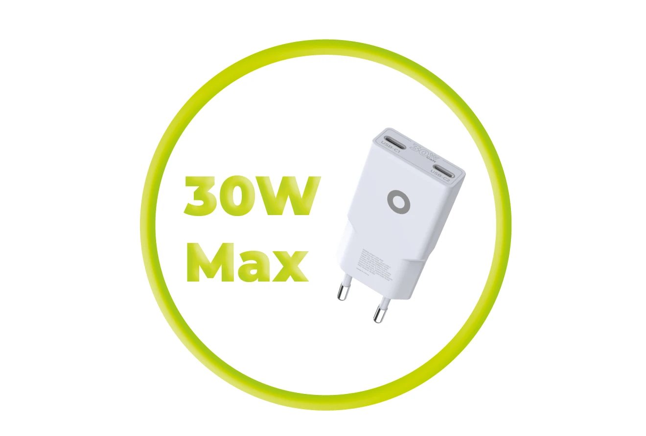 Mobile Origin 30w Slim Charger Tüv Mo16 Usb-A + Usb-C