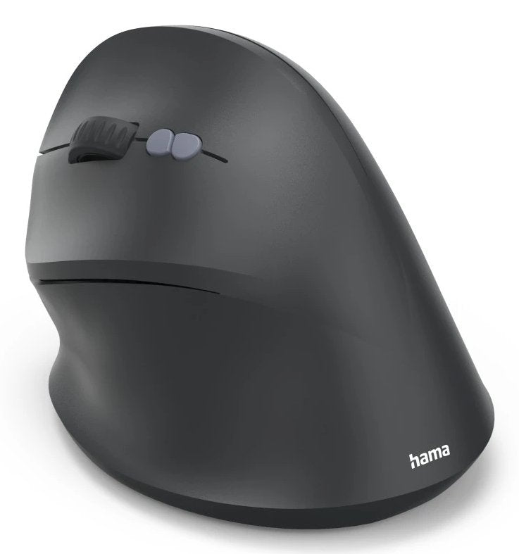 Mouse Hama Wireless Ergo Emw-500l Dpi 1000-1800 7 Botones Color Negro Para Zurdos