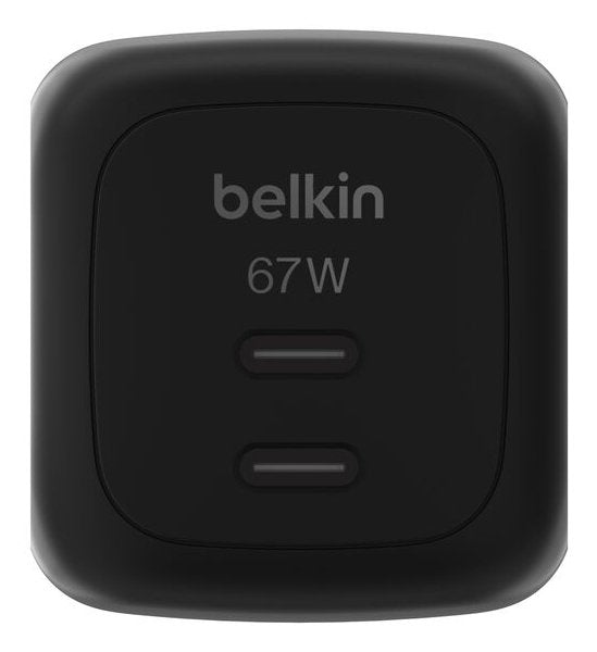 Belkin Ladegerät Dual Usb-C 37w Pd + Pps ,Schwarz     Wch020kqbk