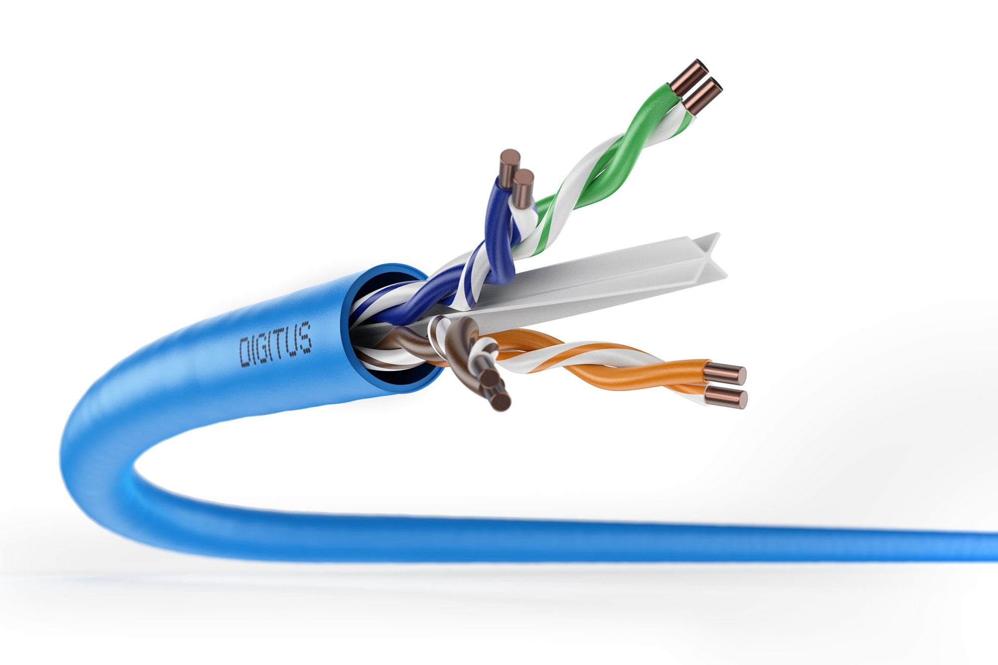 EAN 4016032344100 - Digitus DK-1613-A-VH-305 cable de red Azul Cat6a U/UTP (UTP) imagen 4