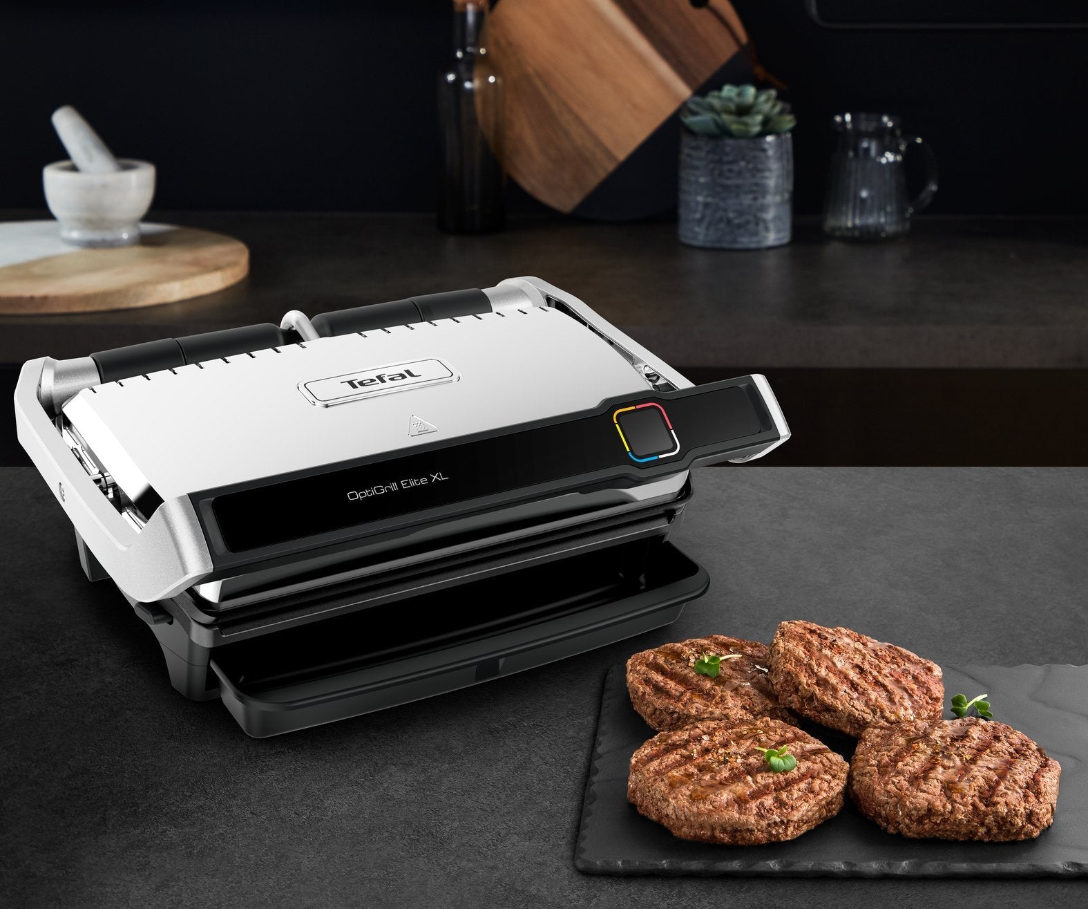 Tefal Optigrill Elite Xl Gc760d Parrilla Eléctrica De Contacto