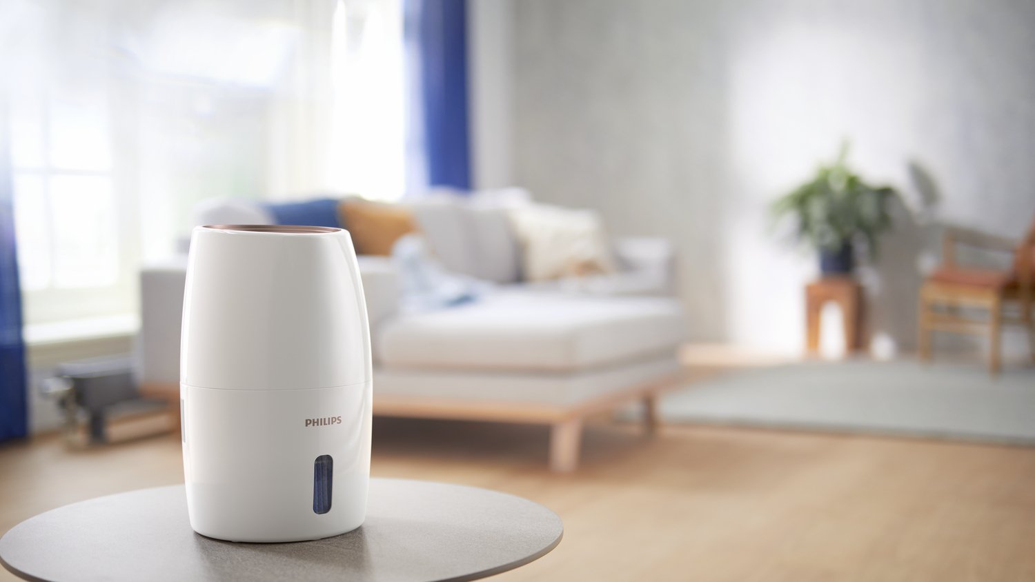 EAN 8710103941859 - Philips 2000 series HU2716/10 humidificador Natural 2 L Oro rosa, Blanco 17 W imagen 11